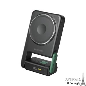 پاوربانک 15 وات وایرلس مگ سیف گرین لاین مدل GREEN LION ROTEX 10000mAh