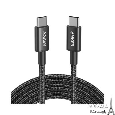 کابل شارژر 60 وات انکر مدل ANKER A8753 USB-C TO USB-C 6 FT طول 1.8 متر