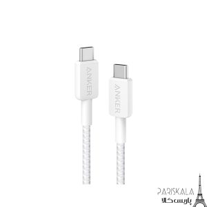 کابل شارژر 60 وات انکر مدل ANKER A81F5 USB-C TO USB-C 3 FT طول 1 متر
